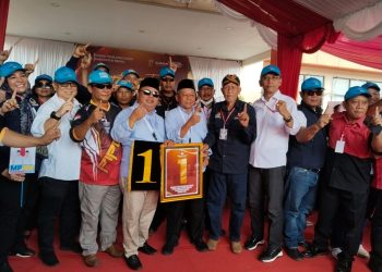 MP AW Mendapat Nomor 1, Sragam Nomor 2, Pada Rapat Pleno KPU Berau di Gelar  Pengundian Nomor Urut Paslon Bupati dan Wakil Bupati Berau