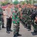 1.200 Personel Gabungan TNI POLRI Dilibatkan Untuk Mengamankan Kunjungan Presiden di Kabupaten Berau