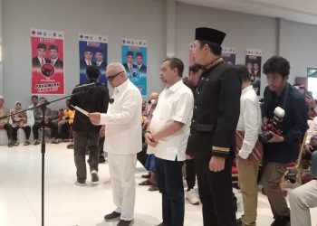 Pelantikan Tim Pemenangan Calon Gubernur Kaltim Isran – Hadi di Berau