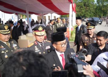 Wakapolda Kaltim Hadiri Upacara Peringatan Hari Kesaktian Pancasila Di GOR Segiri Samarinda