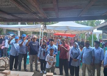 Kampanye Madri Pani (MP) di Desa Lempake, Fokus Tawarkan Puluhan Program Unggulannya Kepada Masyarakat