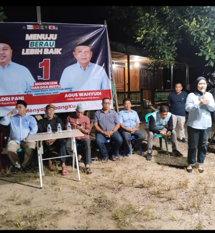 ” Menyala AbangKu” 3 Orang Keluarga dari Drs. H. Makmur HAPK Hadir dukung Madri Pani Calon Bupati Berau Nomor 01