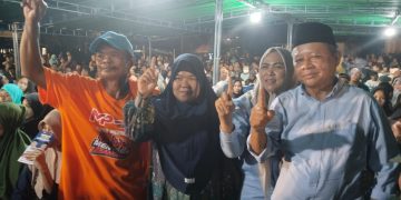 Ribuan Masyarakat Kampung Makasang Paribo Siap Menangkan 01 MP-AW, Bersama Relawan Bahtera Paribo