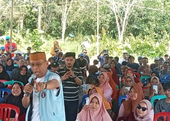 Emak-emak Pulau Besing Siap Dukung MP 01, Program Gratis Seragam Sekolah Sangat Berpihak Masyarakat