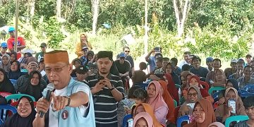 Emak-emak Pulau Besing Siap Dukung MP 01, Program Gratis Seragam Sekolah Sangat Berpihak Masyarakat