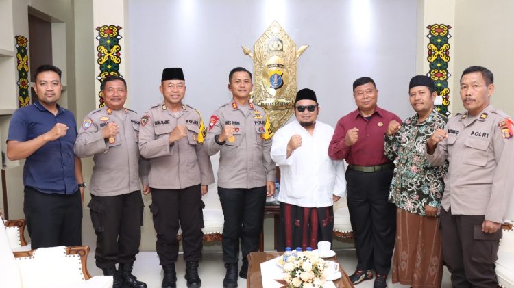 Polres Bontang dan Majelis Sholawat Perkuat Sinergi Sebagai Langkah Cooling System Jelang Pilkada 2024