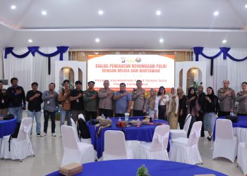 Serukan Jaga Pilkada Damai, Kabid Humas Polda Kaltim Lakukan Tatap Muka dengan Awak Media Kab. Kutai Timur