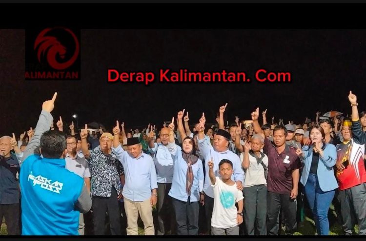 Kampanye MP-AW di Merapun: APBD Berau Rp 6 (Enam) Triliun, Uang Rakyat Harus Untuk Rakyat, Gratiskan Baju Seragam Sekolah