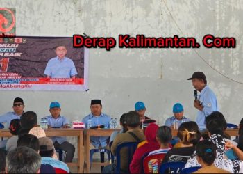 Kampanye MP-AW Mendapat Tempat di hati Masyarakat Dayak Long Ayan, Siap Menangkan Nomor Urut 1 Program Pro Rakyat