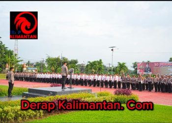 Apel Pagi, Wakapolda Sampaikan Ucapan Terima Kasih Kepada Seluruh Personil Polda Kaltim