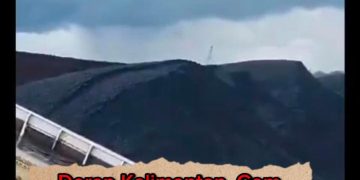 Diduga Tak Gunakan Jasa Pemandu Kapal:  Tongkang Milik PT. PSS Terbalik di Sungai Mantaritib