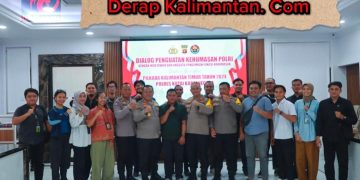 Gelar Dialog Kehumasan dengan Personel Polres Kukar dan Awak Media