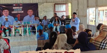 Kampanye MP-AW di Kampung Long Lanuk, Tawarkan Baju Seragam Sekolah Hingga Kesehatan Gratis