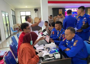 HUT Ke-74 Korpolairud, Ditpolairud Polda Kaltim Gelar Donor Darah