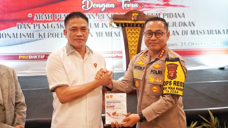 Penguatan Pemahaman Hukum Personel, Tim Divisi Hukum Mabes Polri Adakan Penyuluhan Hukum di Polresta Balikpapan