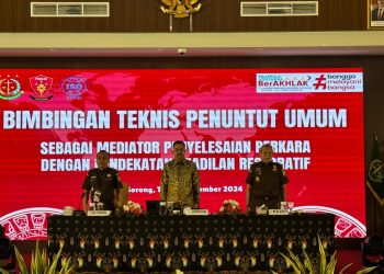 JAM-Pidum Membuka Bimbingan Teknis  Mengenai Keadilan Restoratif  dan Pelestarian Ekosistem Karbon Biru