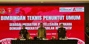 JAM-Pidum Membuka Bimbingan Teknis  Mengenai Keadilan Restoratif  dan Pelestarian Ekosistem Karbon Biru