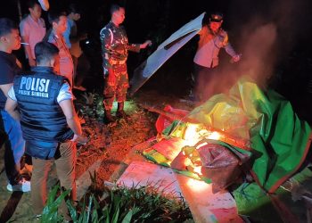 Sinergitas TNI-Polri, Bongkar Arena Judi Sabung Ayam di Samboja Barat