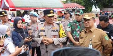 Kapolda Kaltim Tinjau Kesiapan Polres Bontang Jelang Pilkada Serentak 2024