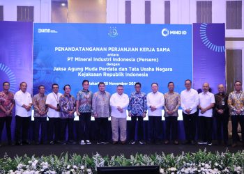 Penandatanganan Perjanjian Kerja Sama  JAM DATUN dan PT MIND ID  Dukung Penerapan Teknologi Bersih Industri Tambang