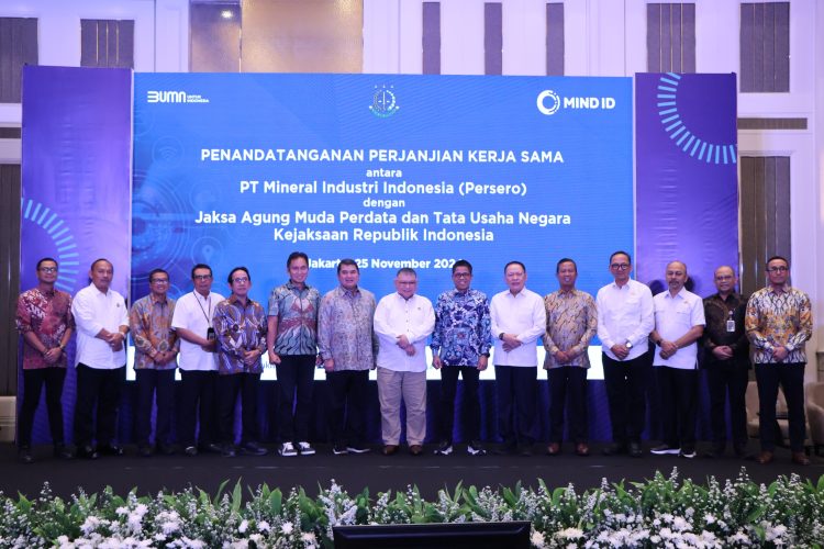 Penandatanganan Perjanjian Kerja Sama  JAM DATUN dan PT MIND ID  Dukung Penerapan Teknologi Bersih Industri Tambang
