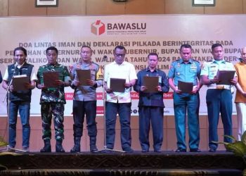 Wakapolda Kaltim Hadiri Doa Lintas Iman dan Deklarasi Pilkada Berintegritas 2024