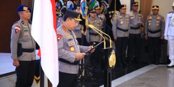 Kapolri Pimpin Serah Terima Jabatan 6 Pejabat Tinggi Polri