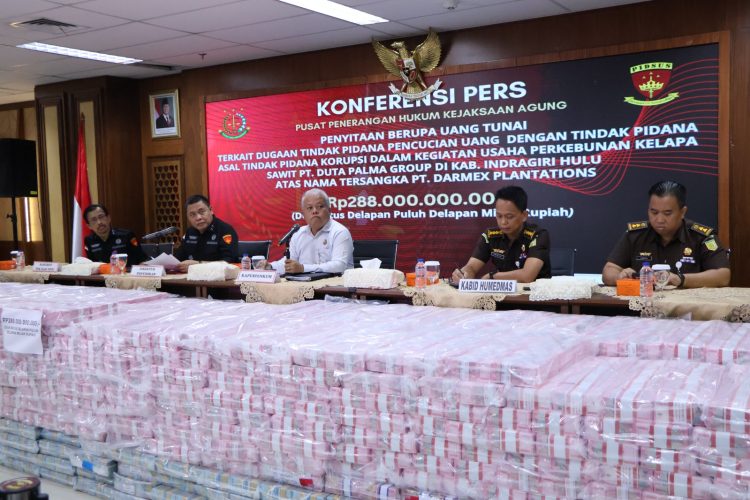 Penyitaan Uang Tunai Rp288 Miliar  dalam Perkembangan Perkara PT Duta Palma Korporasi