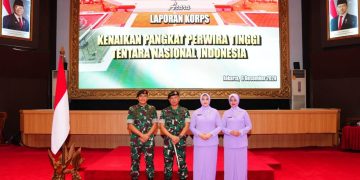 *Kenaikan Pangkat Pejabat Utama Kodam VI/Mulawarman dan Korem 101/Antasari*