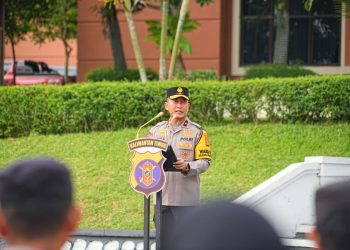 Pimpin Apel Pagi, Wakapolda Kaltim: Terimakasih Kepada Personel Yang Telah Melaksanakan Tugas Dengan Baik