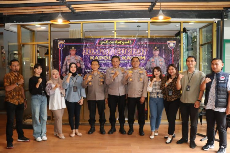 Polda Kaltim Gelar Jumat Curhat Bersama Bank BRI