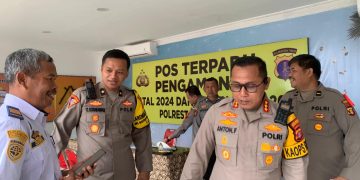 Kapolresta Balikpapan Pantau Langsung Pos Pengamanan Nataru di Wilayah Hukumnya