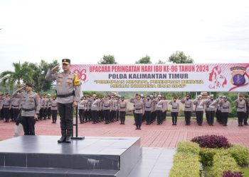 Wakapolda Kaltim Pimpin Upacara Hari Ibu Tahun 2024