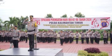 Wakapolda Kaltim Pimpin Upacara Hari Ibu Tahun 2024