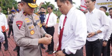 Pastikan Profesionalisme dan Keamanan, Wakapolda Kaltim Pimpin Pemeriksaan Senpi