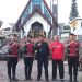 Kasatgas Humas OPS Lilin Polresta Balikpapan, Pantau Pengamanan Ibadah Natal 2024 di Wilayah Balikpapan.