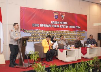 Polda Kaltim Gelar Rakor Kerma 2024, Tingkatkan Sinergitas untuk Dukung Indonesia Emas 2045