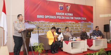 Polda Kaltim Gelar Rakor Kerma 2024, Tingkatkan Sinergitas untuk Dukung Indonesia Emas 2045