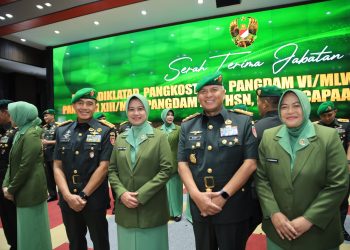 Estafet Tongkat Komando, Kasad Pimpin serah terima Jabatan Pangdam VI/Mulawarman