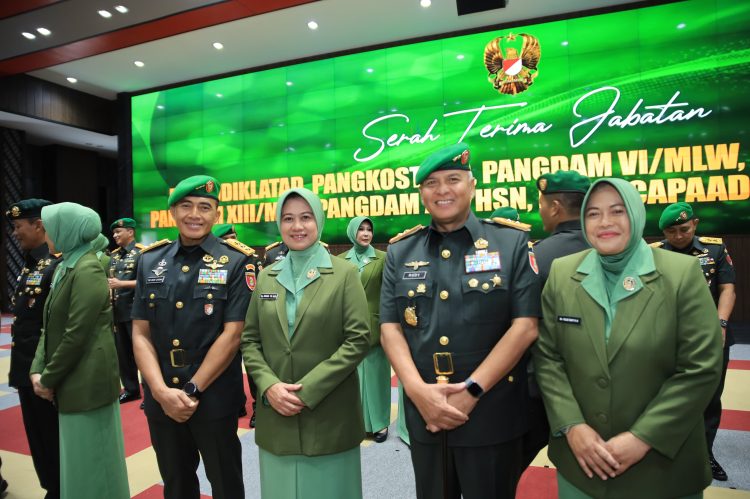 Estafet Tongkat Komando, Kasad Pimpin serah terima Jabatan Pangdam VI/Mulawarman