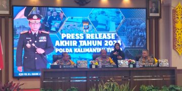 Sampaikan Capaian Kinerja, Polda Kaltim Gelar Rilis Akhir Tahun 2024