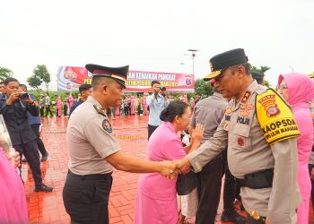 Kapolda Kaltim Pimpin Upacara Korp Raport Kenaikan Pangkat Periode 01 Januari 2025