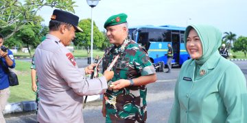 Tepung Tawar, Tanda Kehormatan Penyambutan Pangdam VI/Mulawarman Baru
