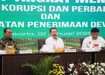 Rapat Tingkat Menteri  Desk Koordinasi Pencegahan Korupsi dan Perbaikan Tata Kelola  Serta Desk Koordinasi Peningkatan Penerimaan Devisa Negara