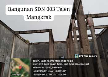 Proyek SDN 003 Telen Diduga Mangkrak Bertahun-tahun, Penegak Hukum Diminta Panggil Kadis Pendidikan Kutim