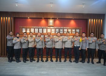 Kapolda Kaltim Terima Pamit Peserta Didik Sespimti dan Sespimmen Angkatan ke-65 Tahun 2025
