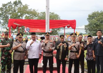 Pimpin Upacara Sertijab, Kapolda Kaltim Resmi Lantik AKBP Dody Surya Putra sebagai Kapolres Kukar