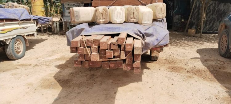 Dua Mobil Pick-Up Bermuatan Kayu Ilegal Jadi Sorotan di Sebulu, Kukar