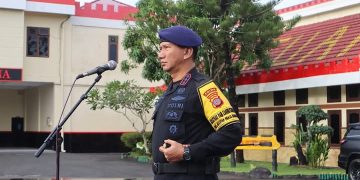 Dansat Brimob Pimpin Pelantikan Komandan Detasemen Gegana Brimob Polda Kaltim