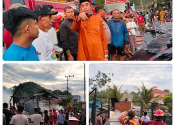 Kebakaran Hebat di Teluk Bayur: Tiga Rumah Ludes, Seorang Anak Alami Luka Bakar Serius